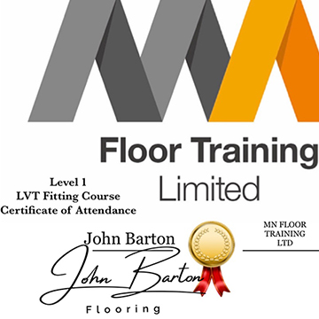 LVT fitting Certificate